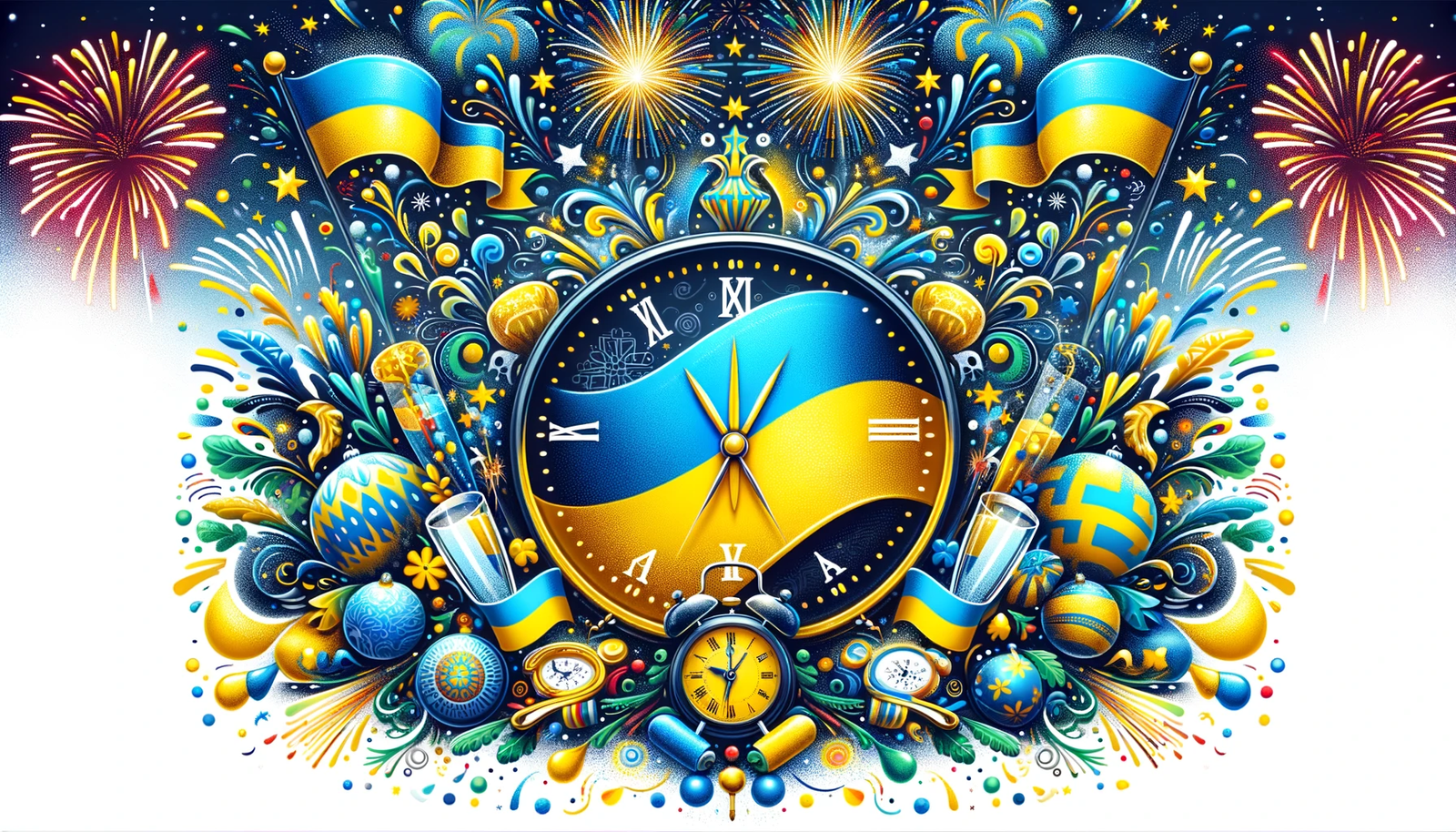 Благодійний фонд «Жовто-блакитний» вітає друзів, партнерів та клієнтів з Новим роком!